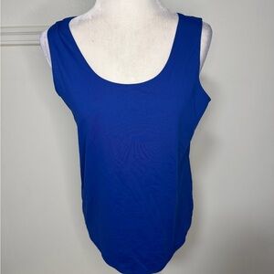 Chico’s Elegant Royal Blue Women's Tank Top size 2 or Medium new with tag